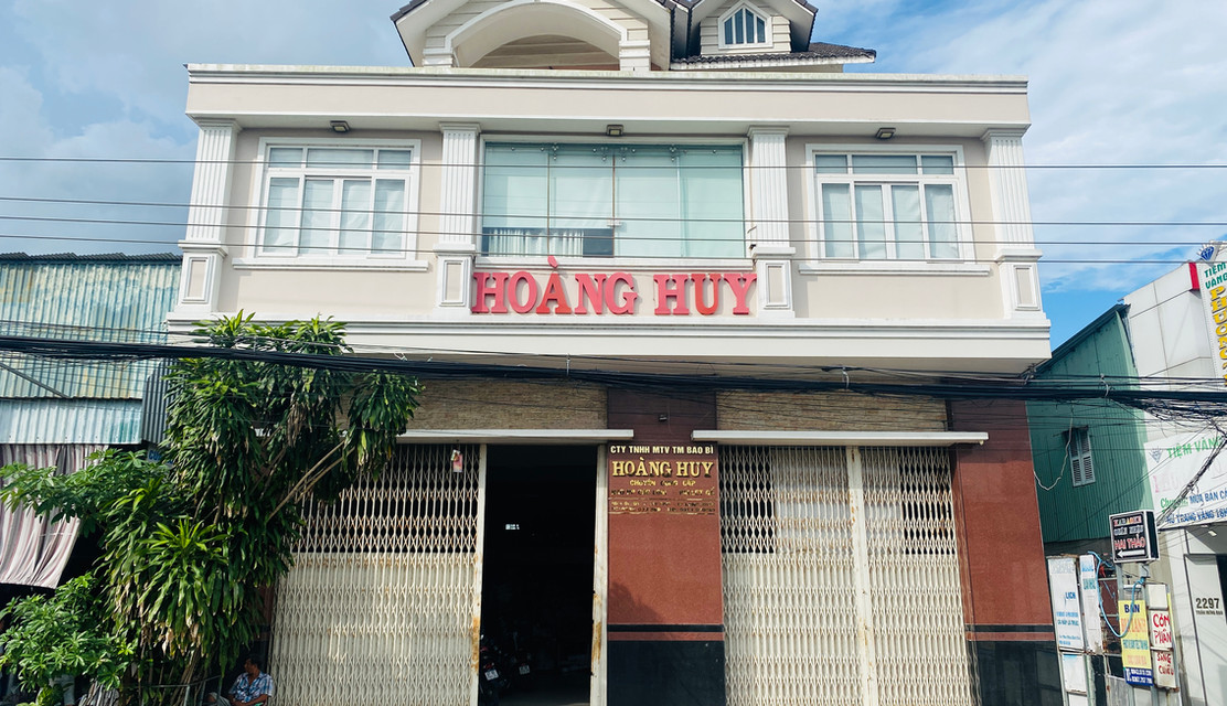 Mặt tiền DNTN Bao Bì Hoàng Huy